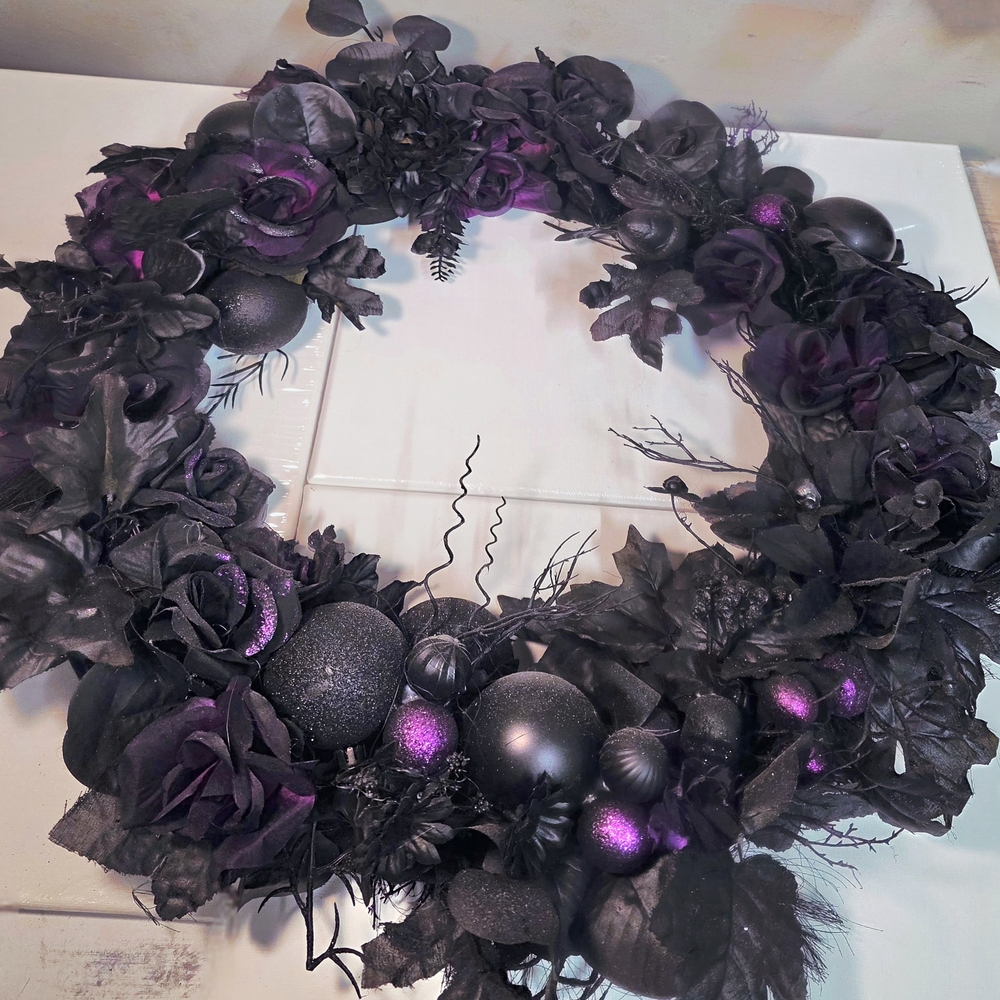Black Autumn Wreath.